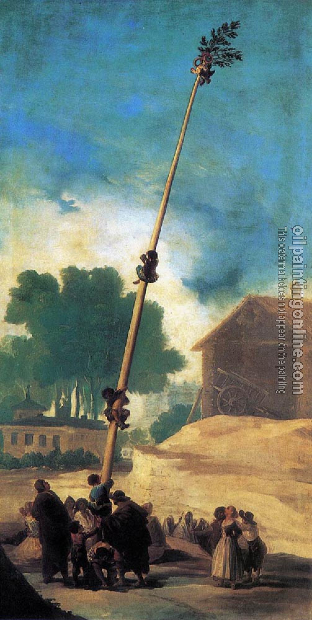 Goya, Francisco de - The Greasy Pole La Cucana
